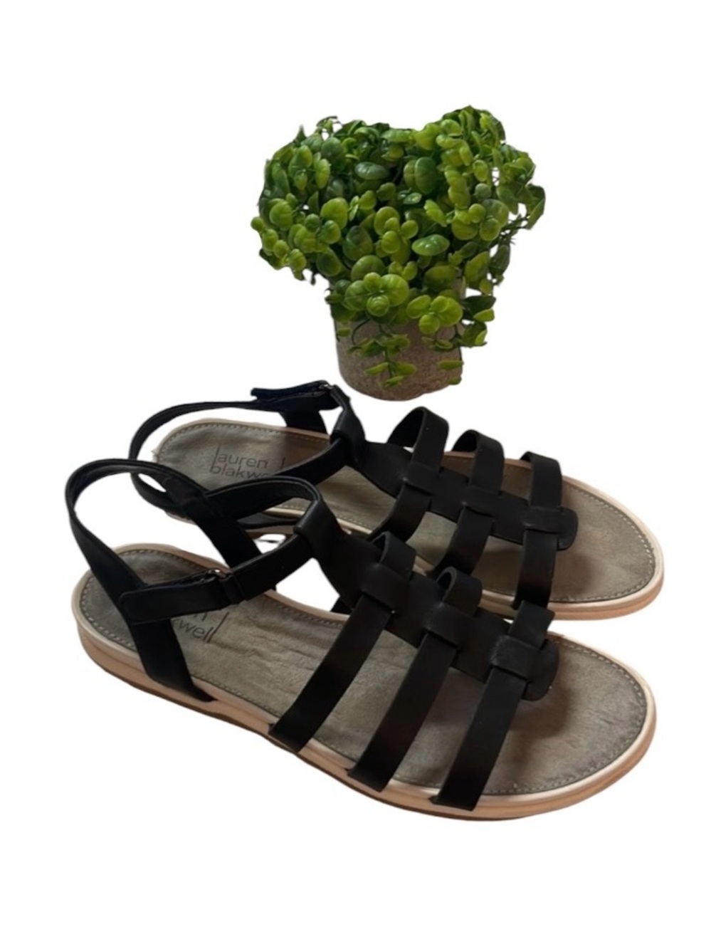 Lauren Blackwell Triston Gladiator Open Toe Sandals Size 8.5